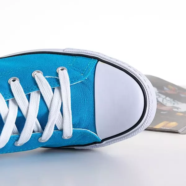 OUTLET Blaue High-Top-Sneaker für Herren Mishay - Schuhe
