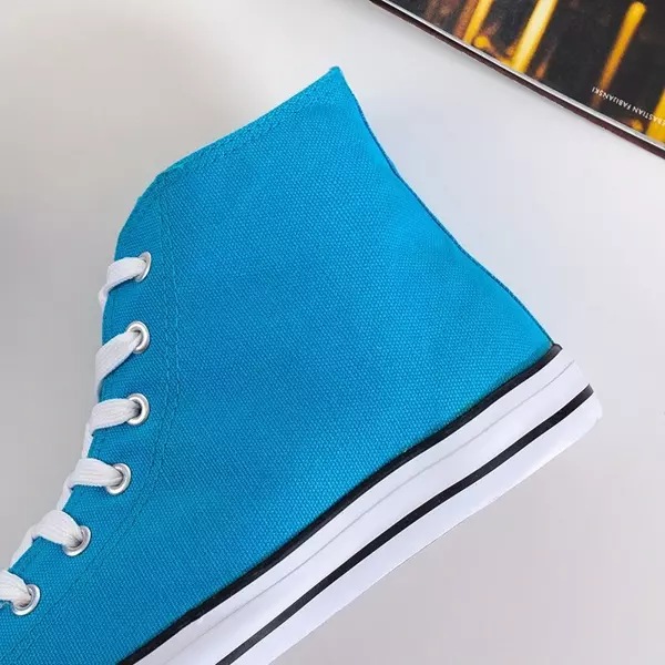 OUTLET Blaue High-Top-Sneakers für Herren Mishay - Footwear
