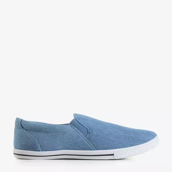 OUTLET Blaue Jeanssneaker für Herren schlüpfen über Orian - Footwear