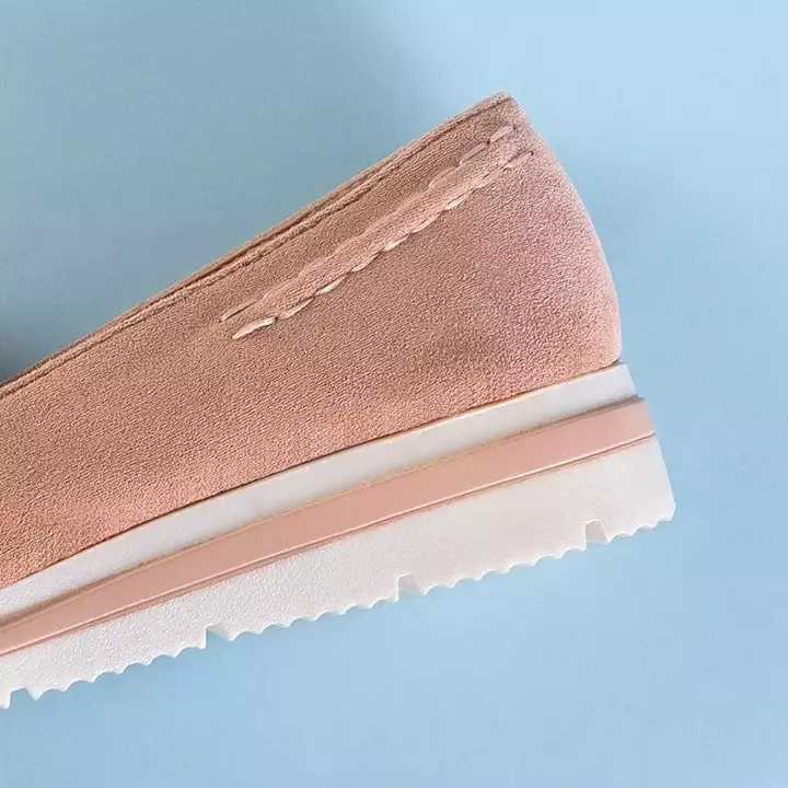 OUTLET Damen-Loafer mit niedrigem Keilabsatz Dardariel - Schuhe