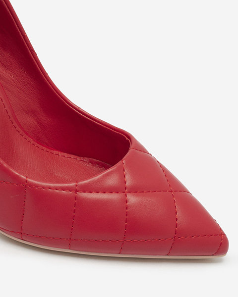 OUTLET Damen gesteppte Pumps in roter Farbe Duclisa- Footwear