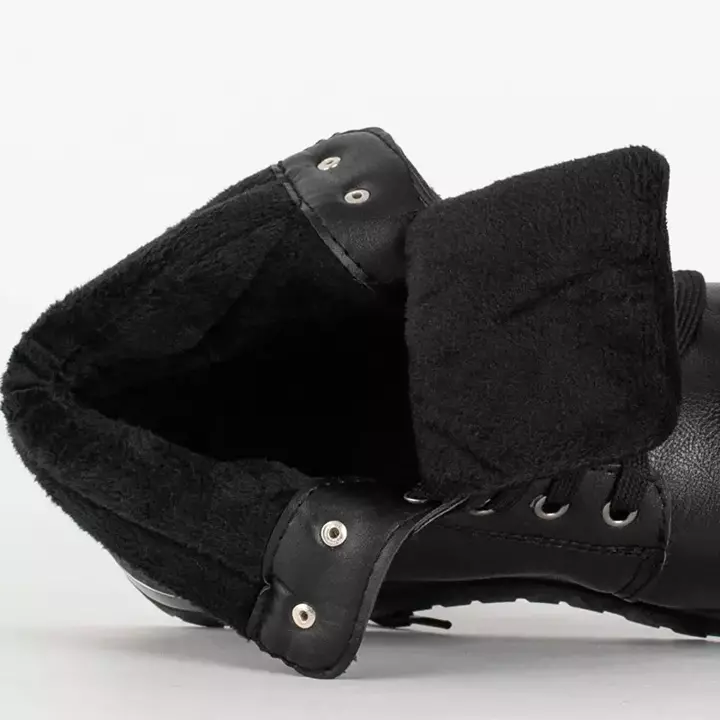 OUTLET Damen schwarz matt Stiefel Buzzi- Schuhe