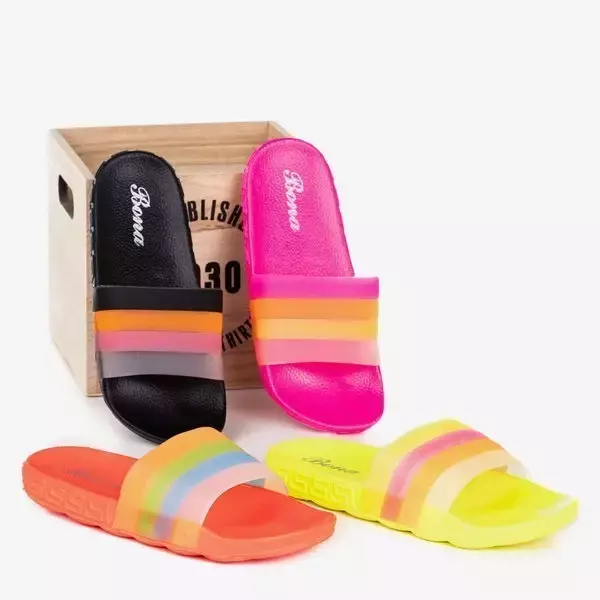 OUTLET Florinda-Hausschuhe für Damen in Neon-Orange - Schuhe