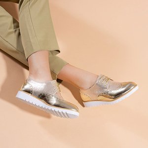 OUTLET Gold Damen Schnürschuhe Narvi - Schuhe