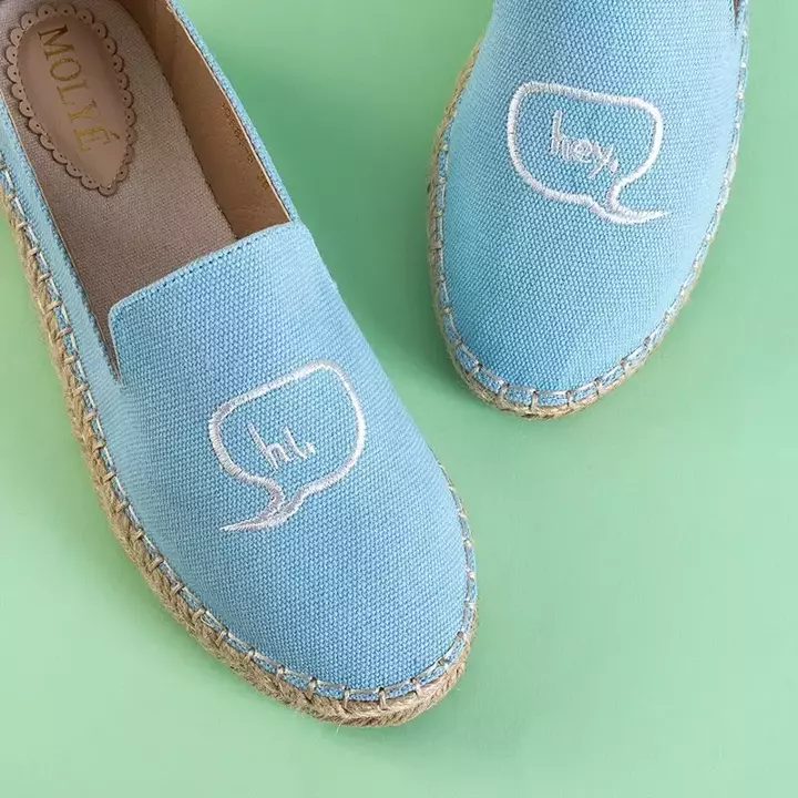 OUTLET Hellblaue Bahia Espadrilles für Damen - Schuhe