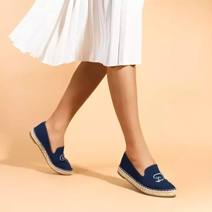 OUTLET Marineblaue Espadrilles für Damen Bahia - Schuhe