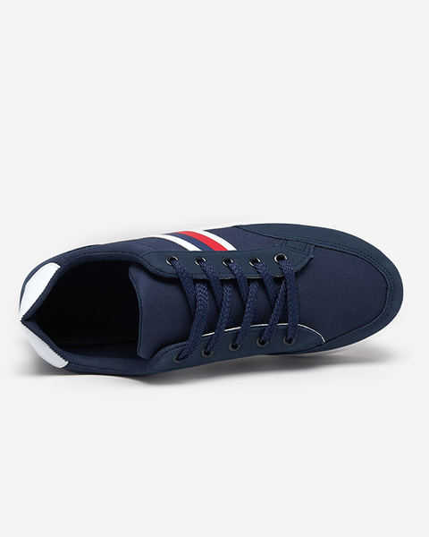 OUTLET Marineblaue Sportschuhe für Herren Jerek Sneakers - Schuhe