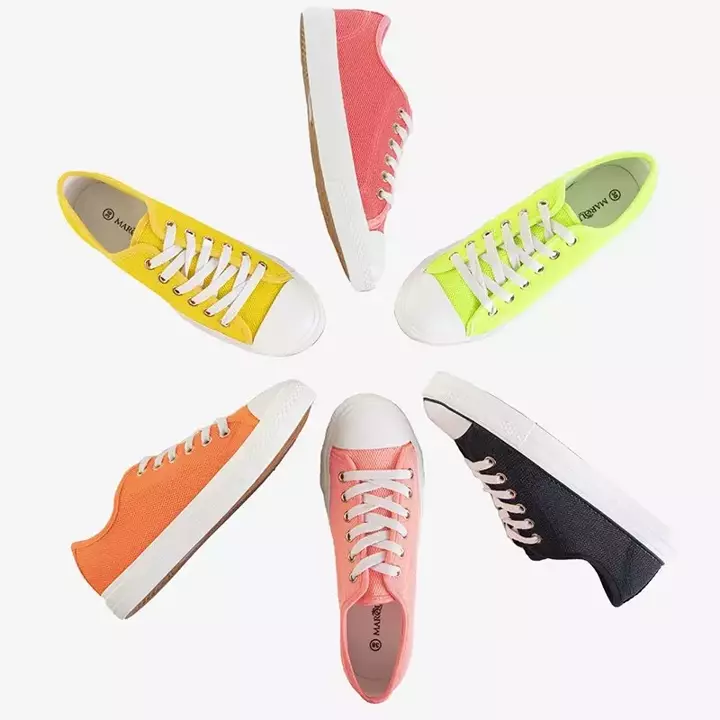 OUTLET Neon-Orange Damen-Sneaker Vatoa - Schuhe