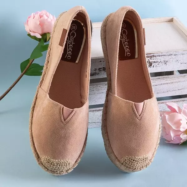 OUTLET Puder-Espadrilles für Frauen auf der Molandia-Plattform - Schuhe