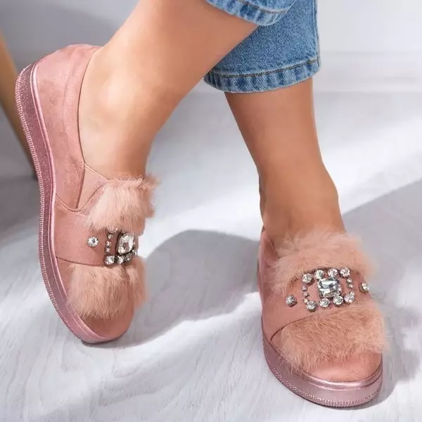 OUTLET Rosa Schuhe mit Zirkonia Vista - Schuhe