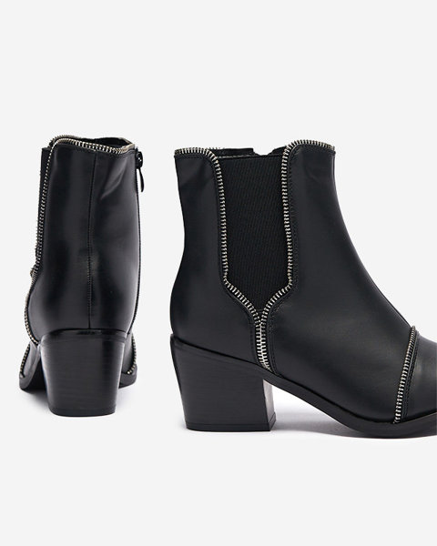 OUTLET Schwarze Damen-Stiletto-Stiefel Gallisto-Footwear