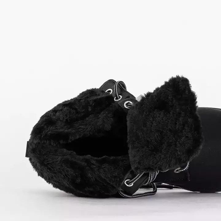 OUTLET Schwarze Matte Stiefel für Damen Misqa- Footwear
