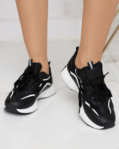 OUTLET Schwarze Sportschuhe für Damen Qsially- Footwear