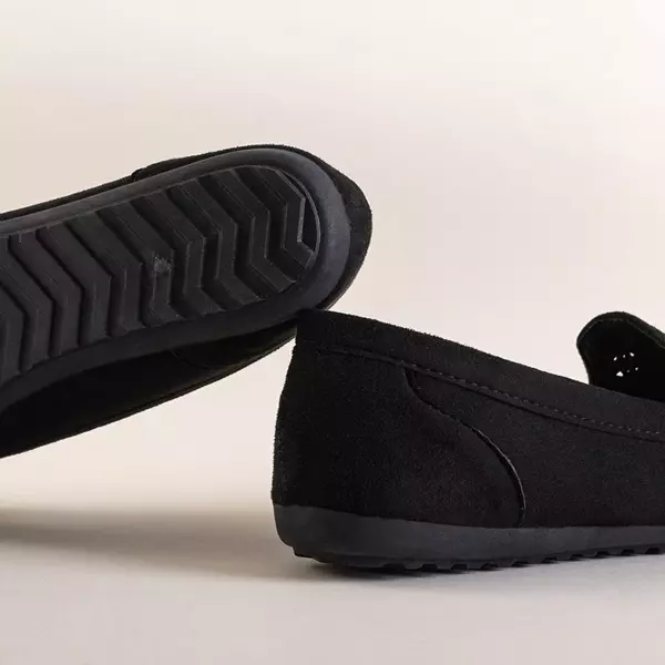 OUTLET Schwarze durchbrochene Slipper für Frauen Cexotic - Schuhe