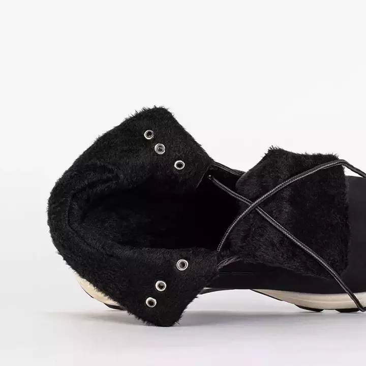 OUTLET Schwarze isolierte Nuok-Stiefel für Herren - Schuhe