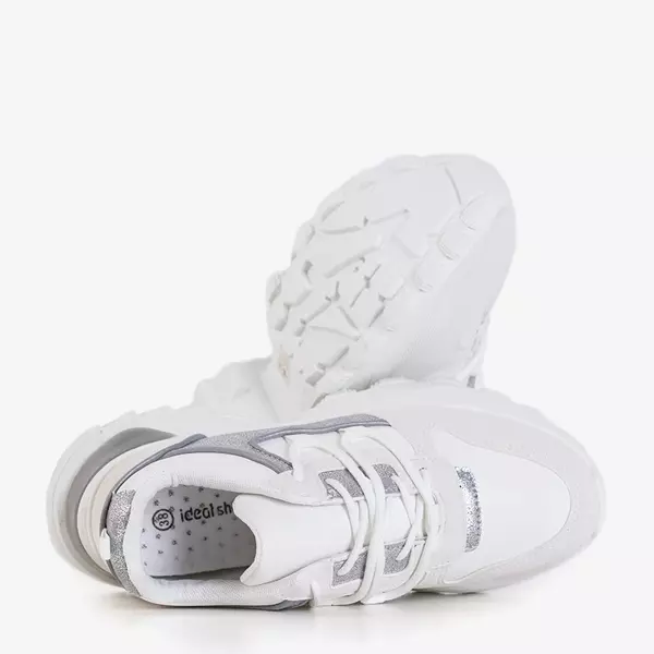 OUTLET Sportschuhe für Damen von Ifinita, weiß und silber - Schuhe