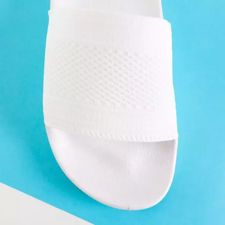 OUTLET Weiße Ava Hausschuhe für Damen - Schuhe
