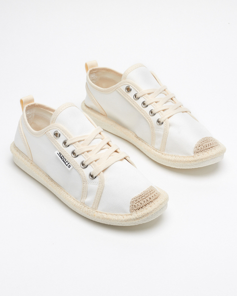 OUTLET Weiße Mokida-Websneaker für Damen - Schuhe