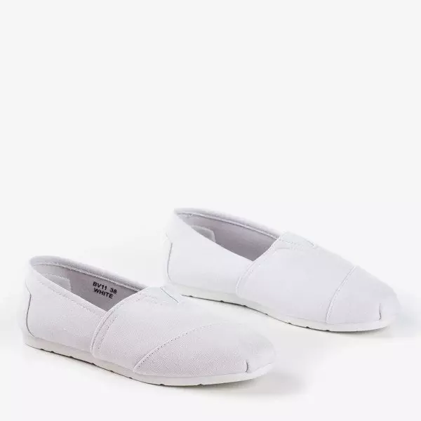 OUTLET Weiße Slipper für Damen Slavarina - Schuhe