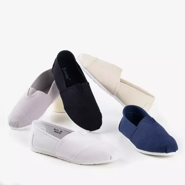 OUTLET Weiße Slipper für Damen Slavarina - Schuhe