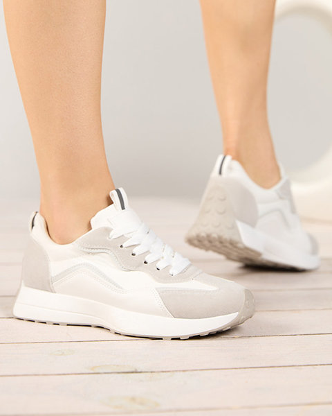 OUTLET Weiße Sportschuhe für Damen Qsially- Schuhe