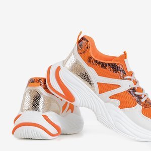 Orange Damen Sportschuhe Waks - Schuhe