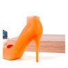 Orange Neon Heels mit Tierstickerei Rio - Footwear 1