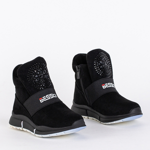 Orifas schwarze Stiefeletten für Kinder - Schuhe