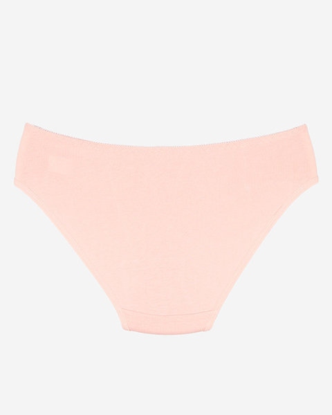 Pinker Damenslip mit Spitze - Unterwäsche