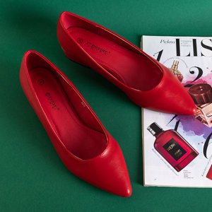 Piselle rote Damenpumps - Schuhe