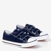 Pueritia marineblaue Kindersneaker - Schuhe