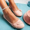 Rosa Ballerinas mit Aero-Ornament - Schuhe 1