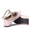 Rosa Ballerinas mit Vanillestollen - Schuhe