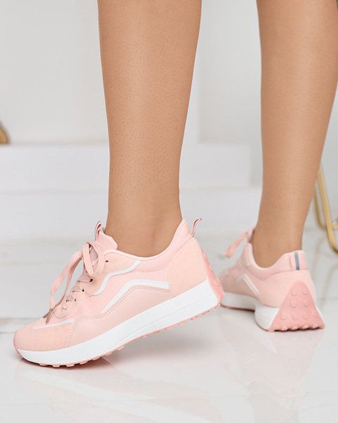 Rosa Damen-Sneaker Qsially- Footwear