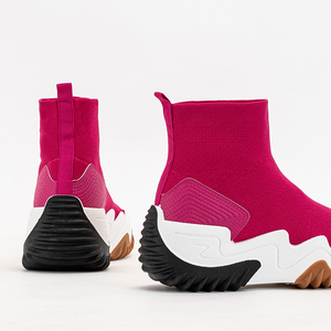 Rosa Damen-Sneaker Tenera mit Plateausohle - Schuhe