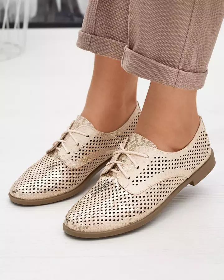 Rosa Damenschuhe mit Lochmuster Kotniso - Footwear