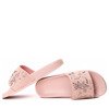 Rosa Flip-Flops mit Zirkonen Brielle - Footwear 1
