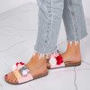 Rosa Flip Flops mit dekorativen Blumen Vilena - Footwear 1