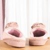 Rosa Hausschuhe mit Pappy-Plüsch - Schuhe 1