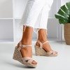 Rosa Keilsandalen Porciss - Footwear 1
