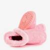 Rosa Kinderschneeschuhe mit Fell Xiala - Schuhe