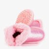 Rosa Kinderschneeschuhe mit Pompons Tirsa - Schuhe