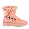 Rosa Plattform-Schneeschuhe Snegur - Footwear