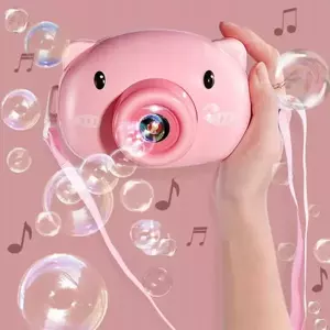 Rosa Seifenblasenmaschine Schwein für Kinder 3+ - Spielzeug