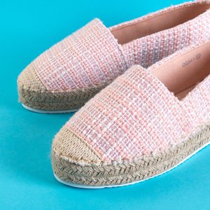 Rosa Tweed-Espadrilles für Damen Elizabet - Schuhe