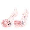 Rosa transparente Meliski mit Dekorationen Malia - Schuhe