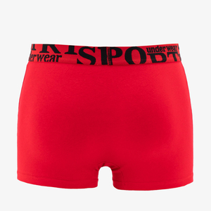 Rote Boxershorts für Herren - Unterwäsche