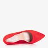 Rote Damenpumps auf dem Simiel Post - Footwear