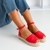 Rote Espadrilles mit Narilina-Schnitt - Schuhe