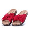 Rote Flip-Flops mit Lottie-Schleife - Schuhe 1